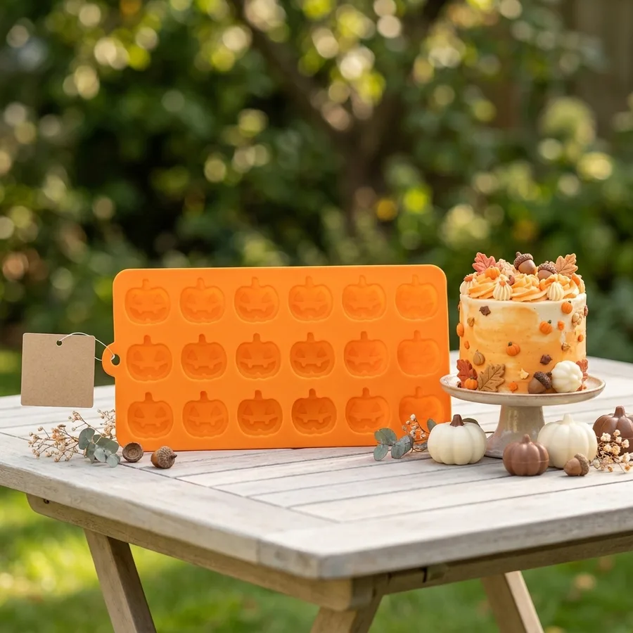 Silikonová forma na čokoládu mini dýně – Decora