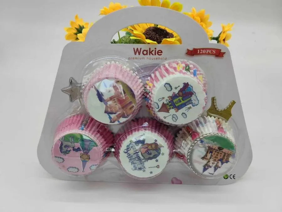 Košíčky na muffiny Princezny 5 × 3 cm (120 ks)