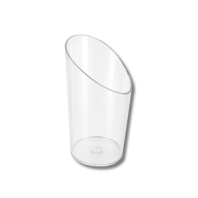 Plastový kelímek trojhranný průhledný 80 ml