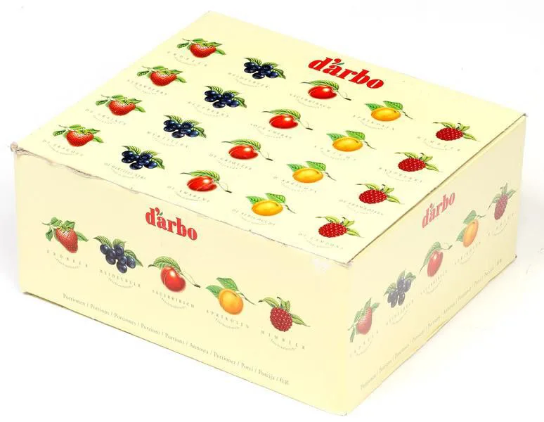 Porcovaný džem mix příchutí 100 × 25 g – DARBO