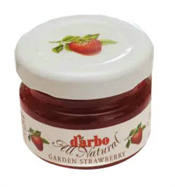 Jahodový džem extra 20 × 28 g ve skle – Darbo