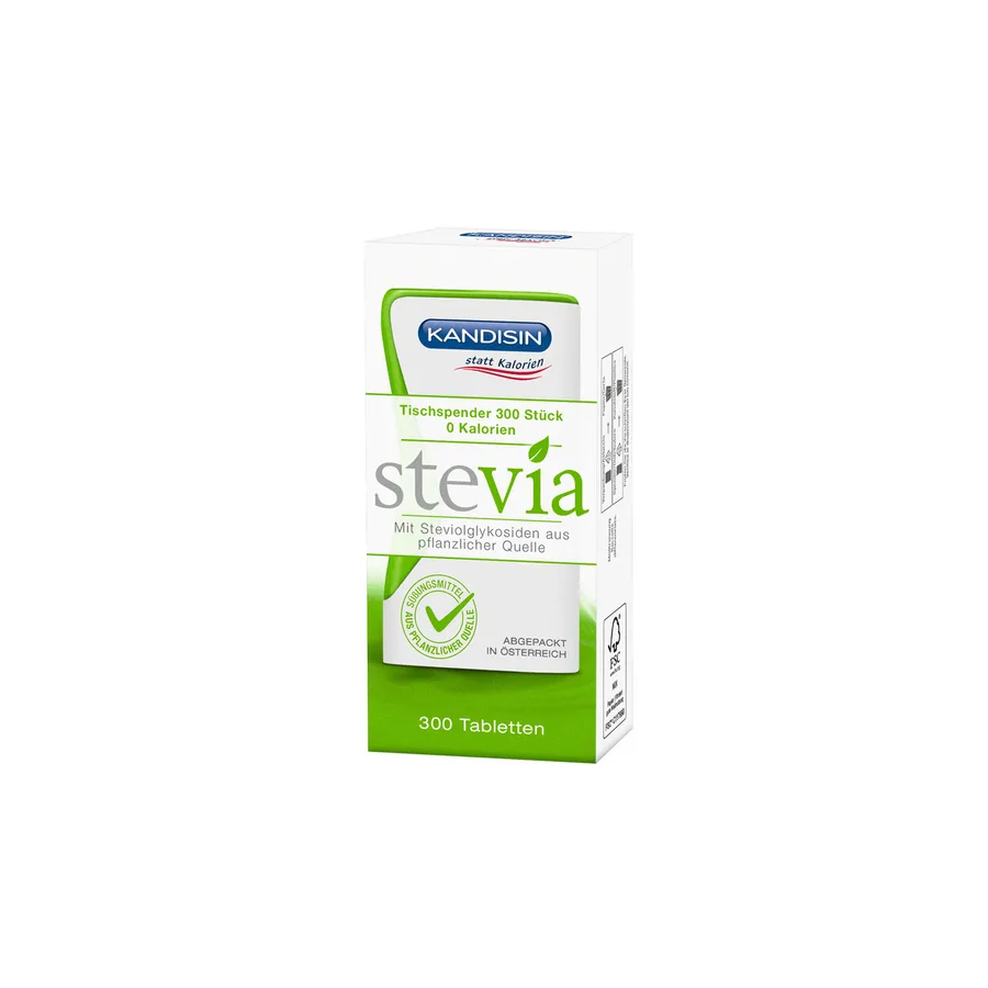Stolní sladidlo Stevia 300 tablet, 21 g – KANDISIN