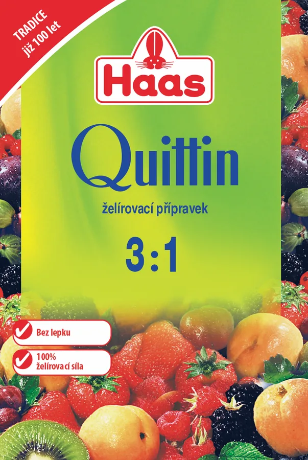 Haas Quittin 3 : 1 želírovací přípravek 24 g – Haas