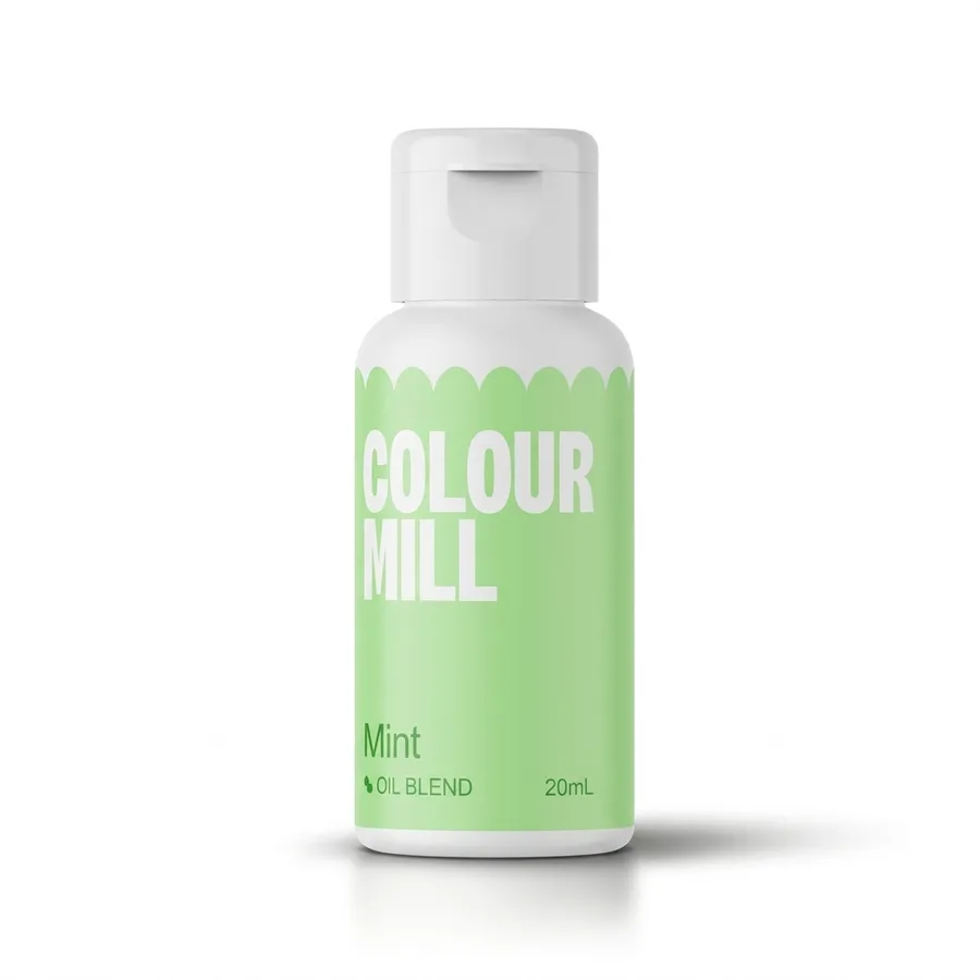 Tekutá olejová barva mintová zelená 20 ml – Colour Mill