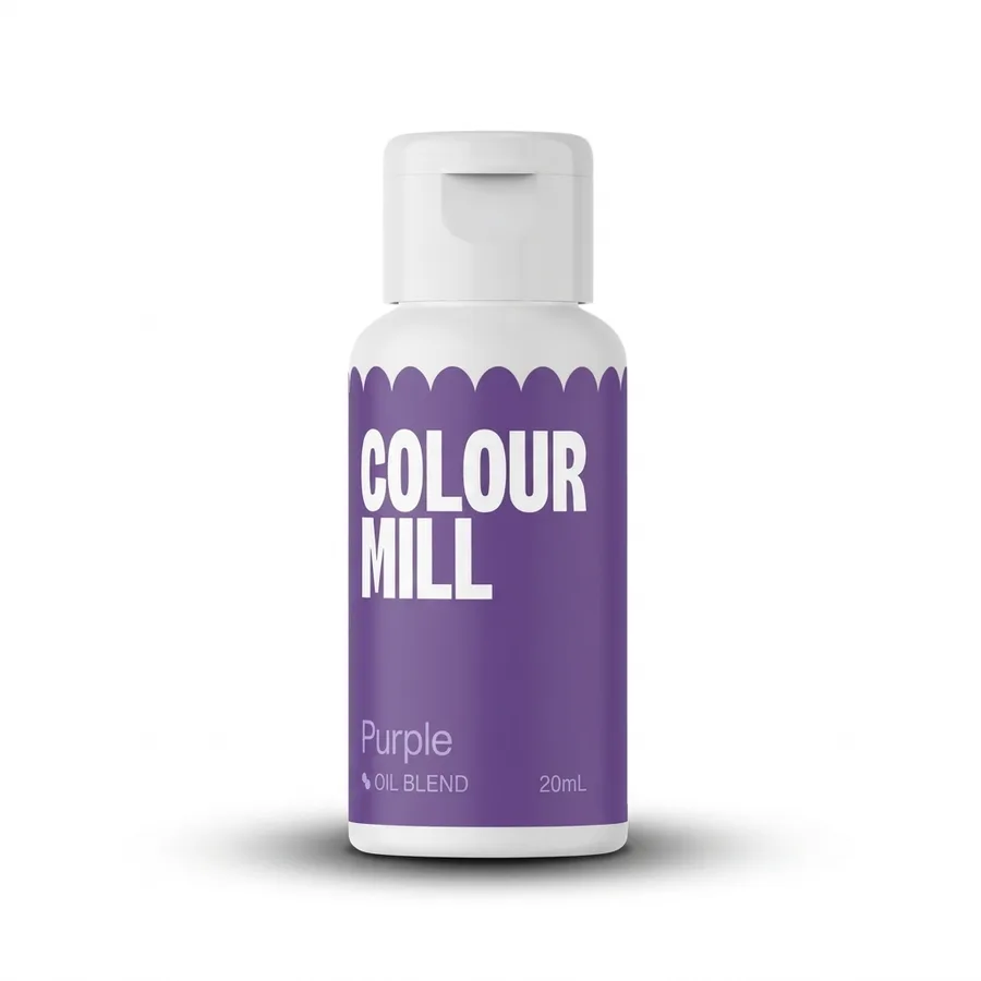 Olejová potravinářská barva fialová do čokolády a krémů 20 ml – Colour Mill