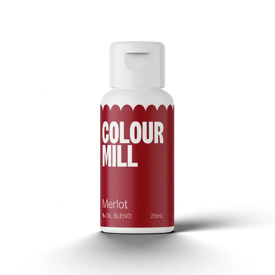 Tekutá olejová barva Merlot do krémů a čokolády 20 ml – Colour Mill