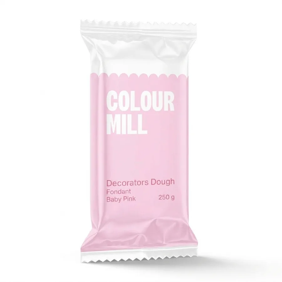 Potahovací hmota Decorators Dough světle růžová 250 g – Colour Mill