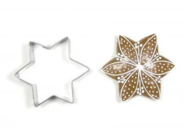 Nerezové vykrajovátko hvězdička velká 60 × 53 mm – Jandejsek