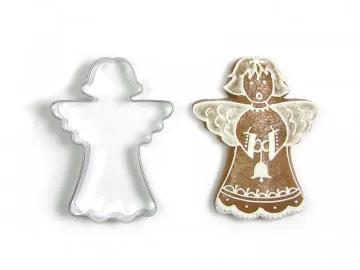 Nerezové vykrajovátko Anděl velký 7,7 × 5,8 cm – Jandejsek
