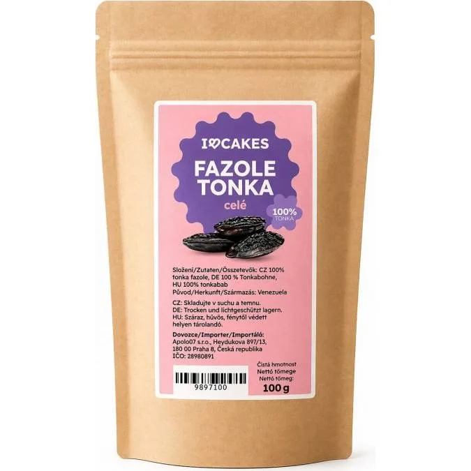 Fazole tonka celé Venezuela 100 g – I LOVE CAKES