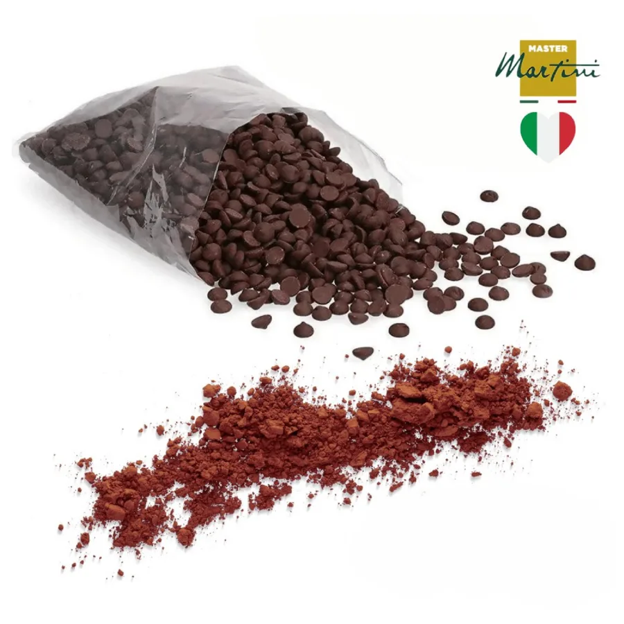 Tmavá kakaová poleva Caribe 250 g – Master Martini