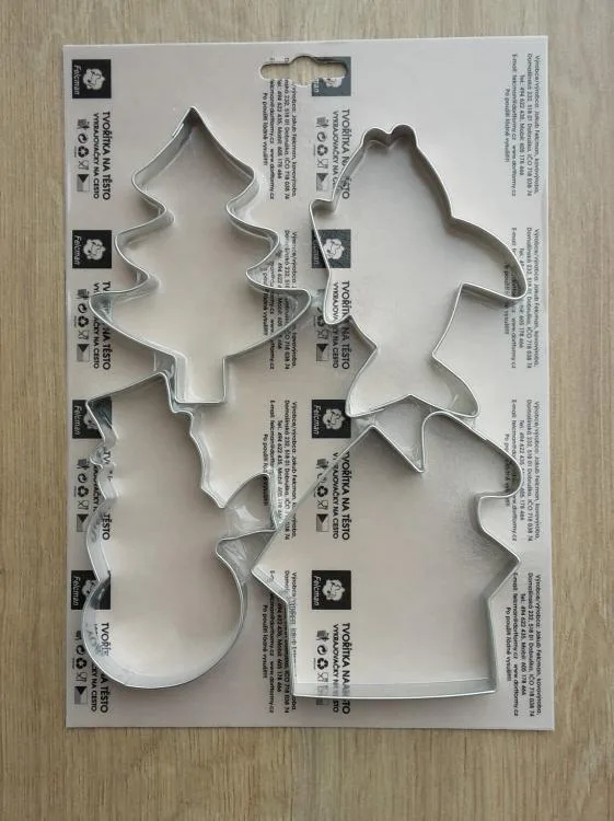 Sada vykrajovátek na perníky České Vánoce 12 cm, 4 ks – Felcman