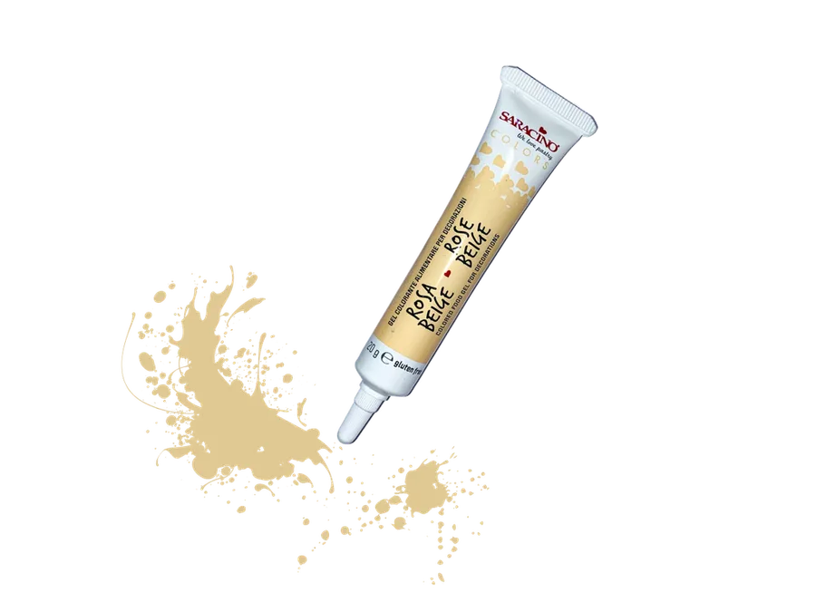 Gelová barva tělová Rose Beige 20 g – SARACINO