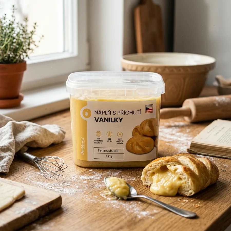 Termostabilní vanilková náplň 1 kg