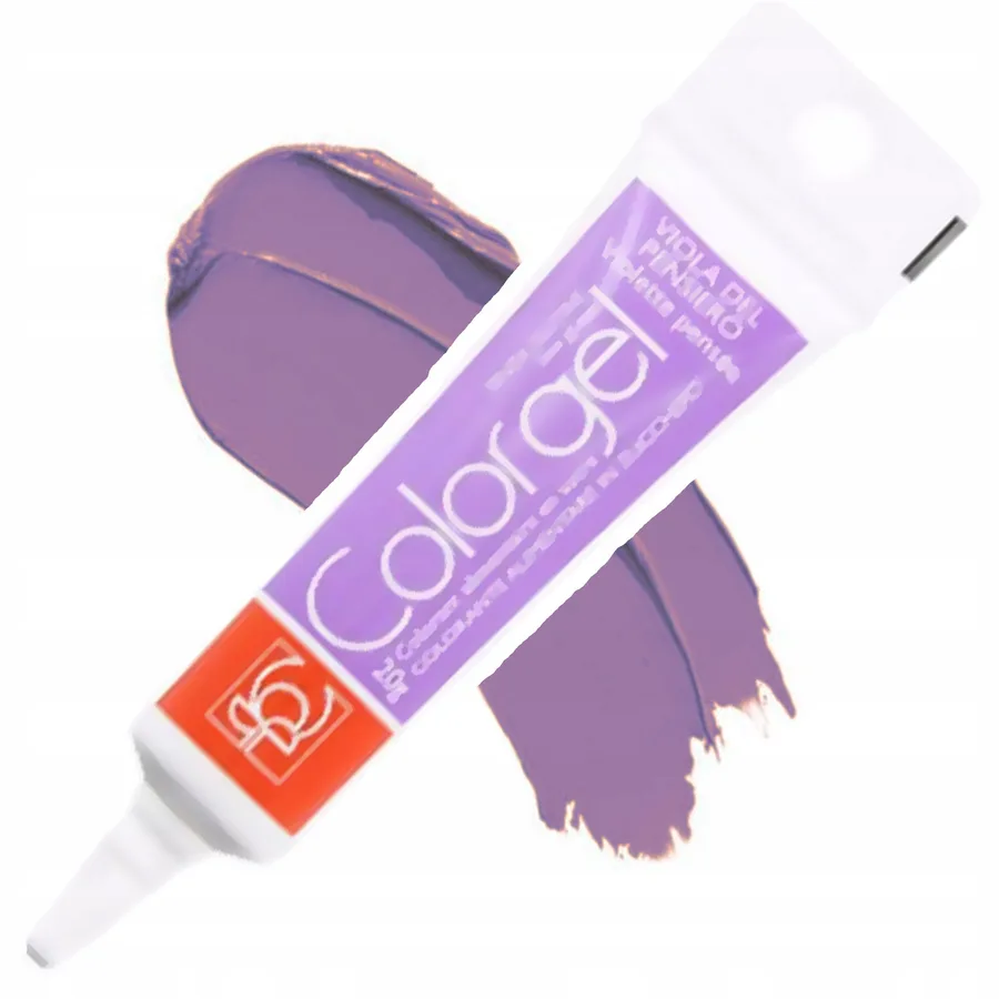 Gelová potravinářská barva fialová 20 g – Modecor