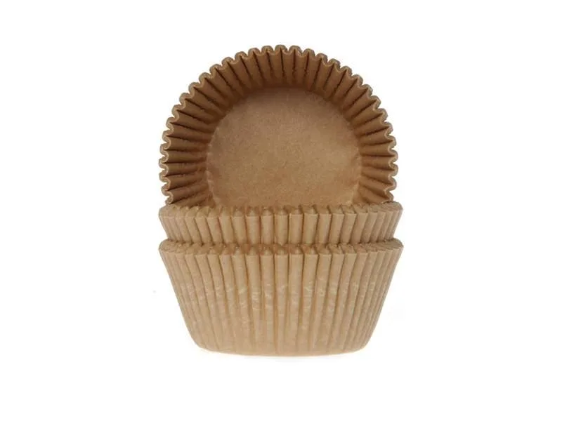 Košíčky na muffiny hnědé 5 cm (50 ks) – Alvarak