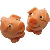 Marcipánová figurka prasátko Piggy 4x4,5 cm, 45 g – Frischmann