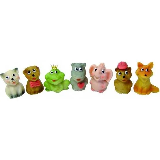 Marcipánová figurka zvířecí set 7 ks, 5,5x3 cm – FRISCHMANN