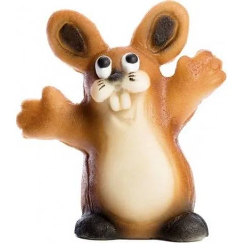 Marcipánová figurka zajíc 9x8 cm, 100g – Frischmann Vyškov