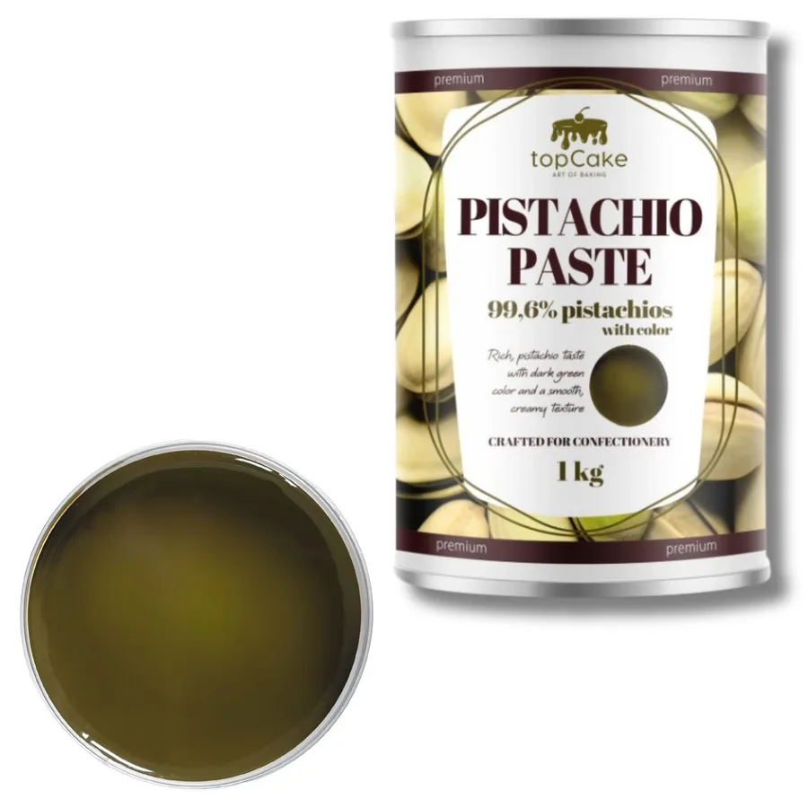 Pistáciová pasta barvená s kousky pistácií 1 kg – PRO SLADKÝ ŽIVOT