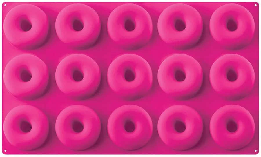 Silikonová pečicí forma na mini donuty 29 x 17 cm – Alvarak