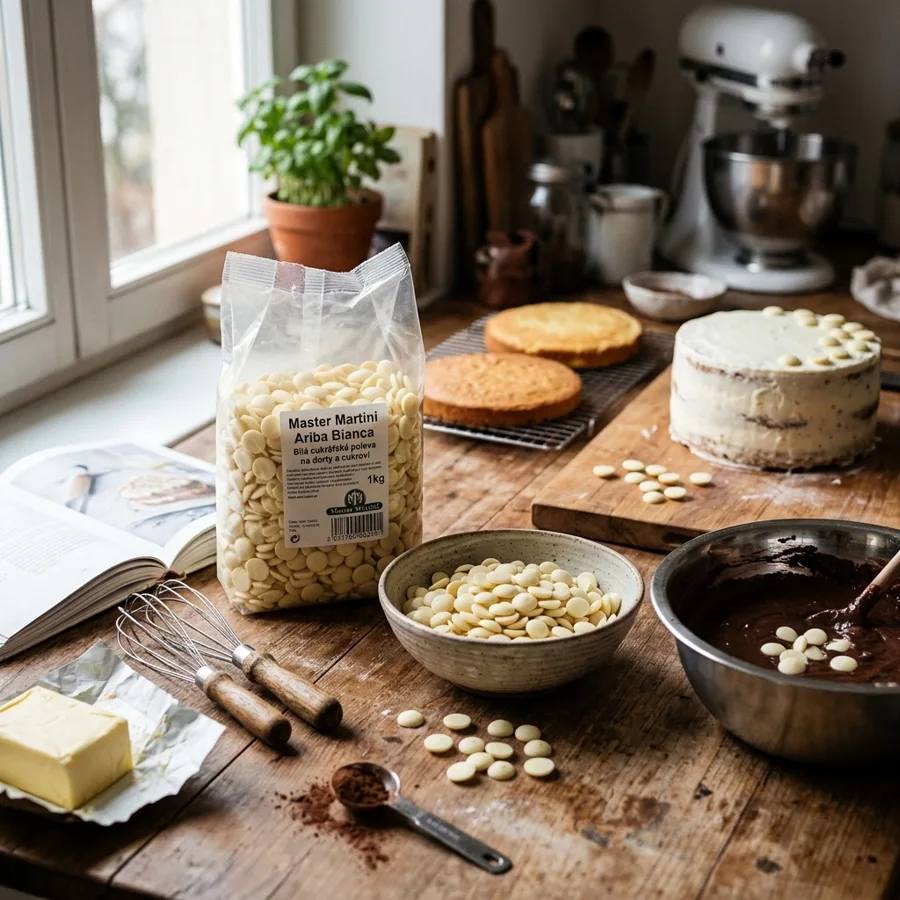 Bílá cukrářská poleva na dorty a cukroví 1kg