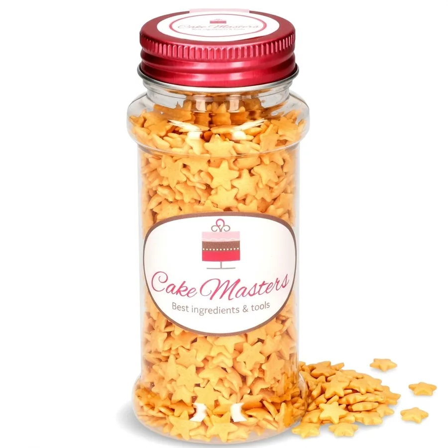 Cukrové zdobení hvězdičky s leskem 70 g – Cake Masters