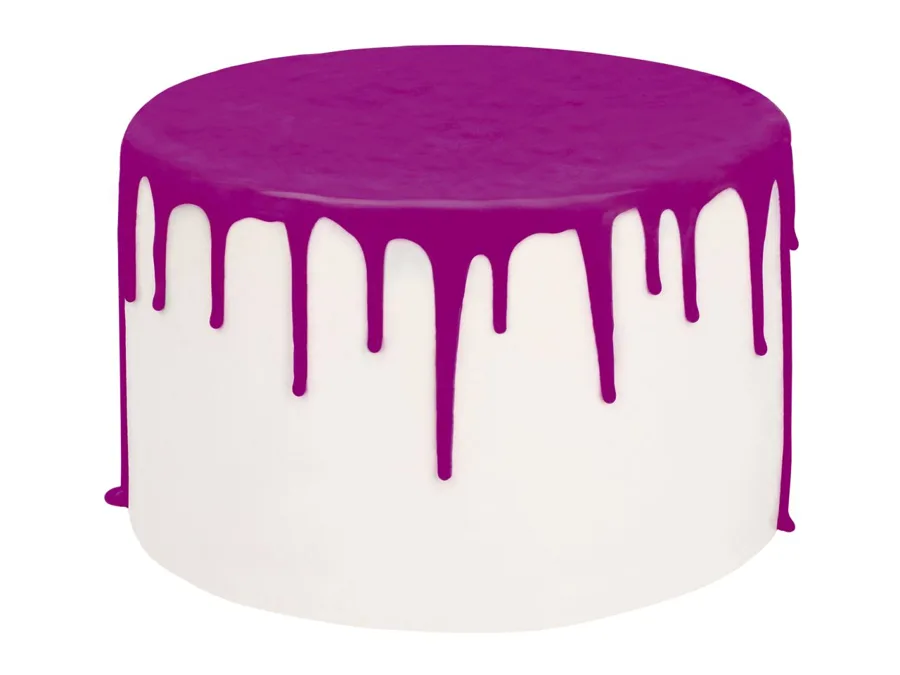 Fialová stékající poleva Cake Drip 250 g – Cake Masters
