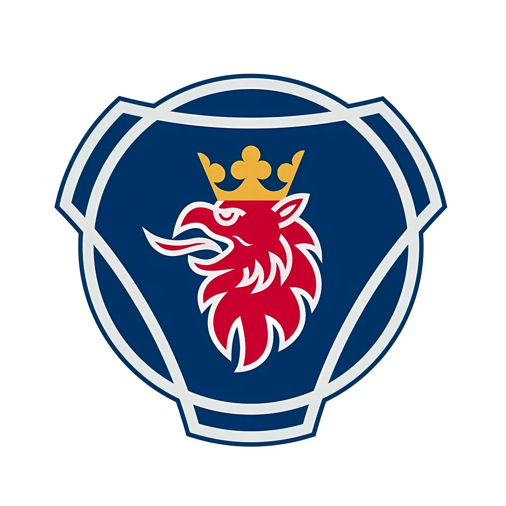 Scania – logo se znakem gryfa – jedlý obrázek na dort – jedlý obrázek na dort