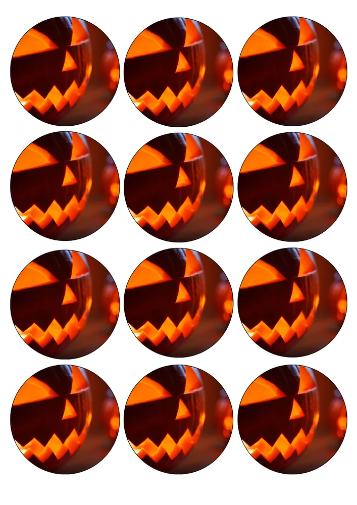 Halloween – zlá dýně – jedlý papír na hranatý dort – jedlý obrázek na dort