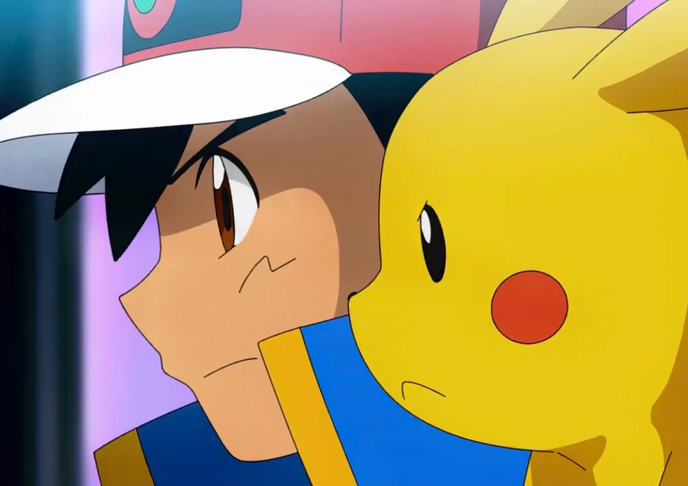 Pokémon – Ash Ketchum a Pikachu – jedlý papír na hranatý dort – jedlý obrázek na dort
