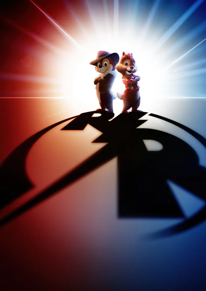 Rychlá rota – Chip a Dale ve světle reflektorů – jedlý papír na hranatý dort – jedlý obrázek na dort