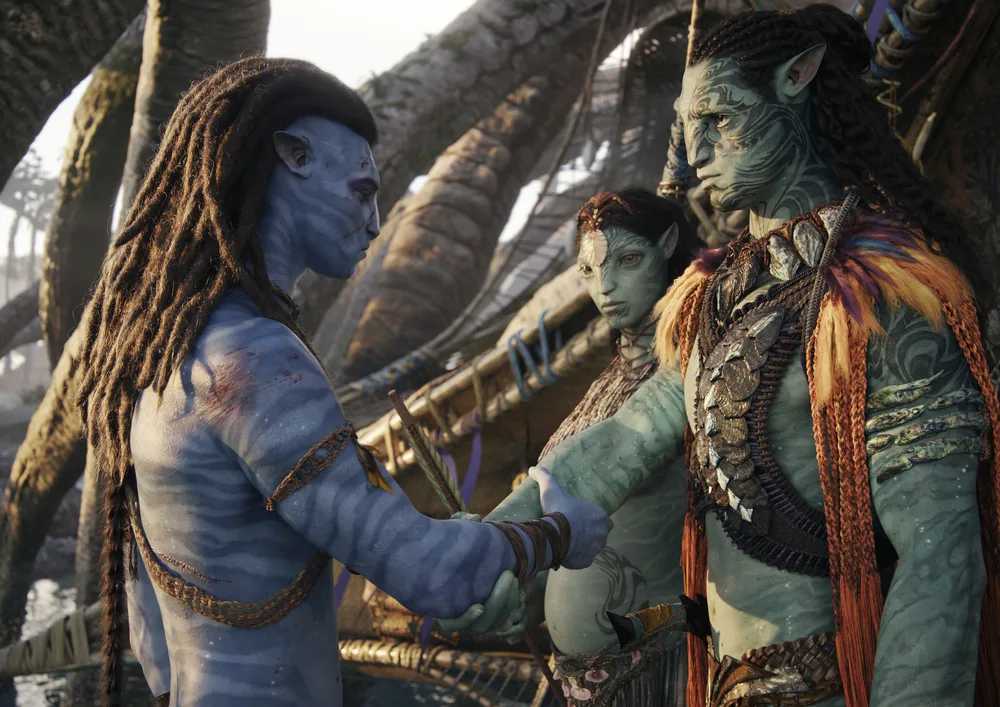 Avatar – Jake Sully a klan Metkayina – jedlý papír na hranatý dort – jedlý obrázek na dort