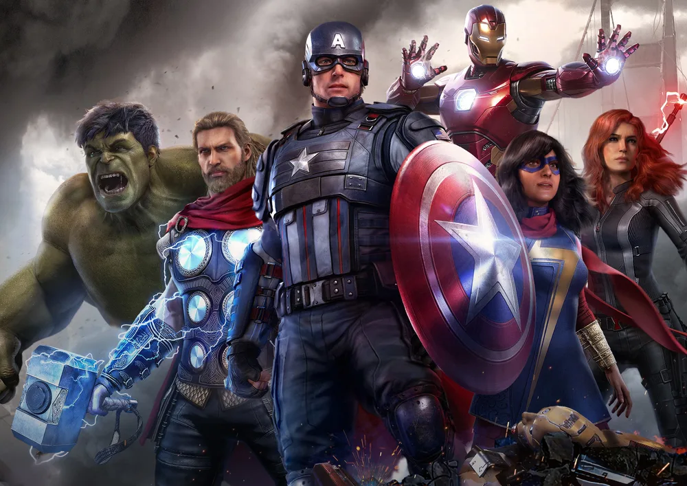 Avengers – Captain America, Iron Man a superhrdinové – jedlý papír na hranatý dort – jedlý obrázek na dort