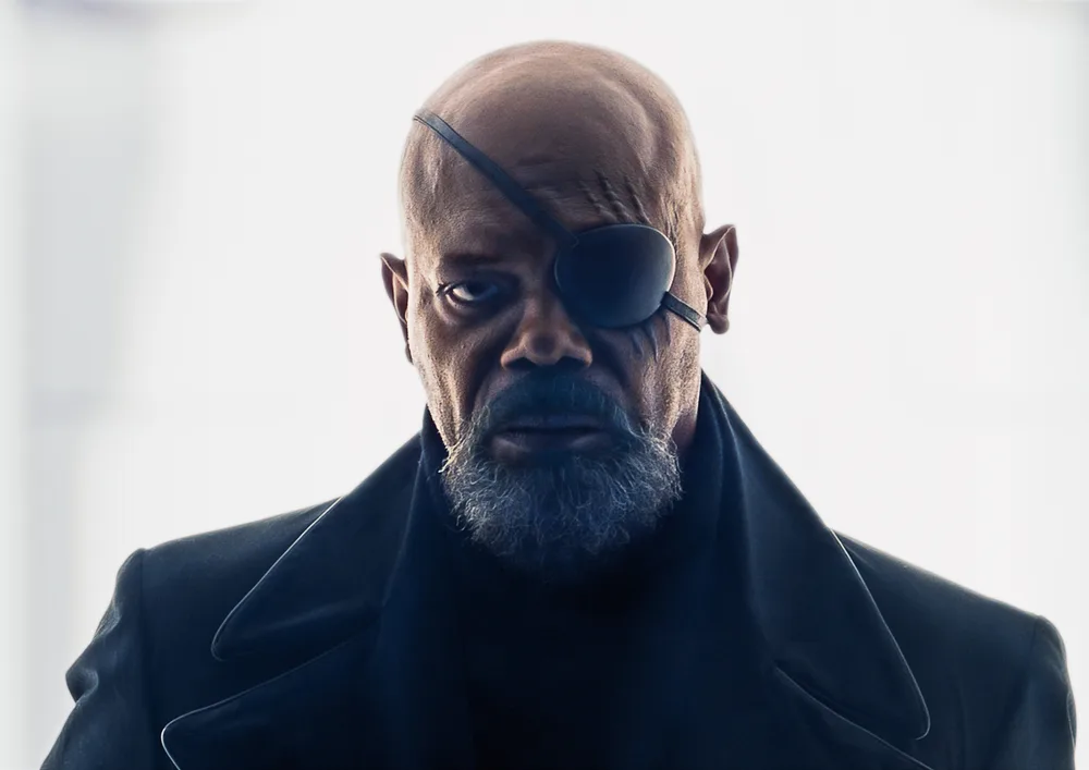 Avengers – Nick Fury Secret Invasion – jedlý papír na hranatý dort – jedlý obrázek na dort