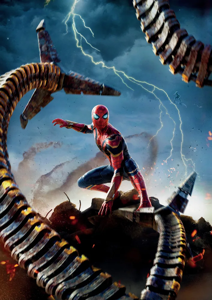 Spiderman – v obleku proti chapadlům doktora Octopuse – jedlý papír na hranatý dort – jedlý obrázek na dort