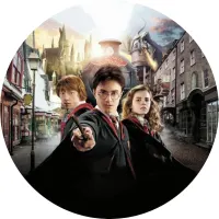 Harry Potter Golden Trio – jedlý obrázek na dort