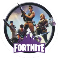 Fortnite – hráči s fialovým logem – jedlý obrázek na dort