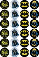 Batman – jedlý papír na cupcakes
