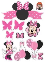 Minnie – Ořez – jedlý papír na hranatý dort