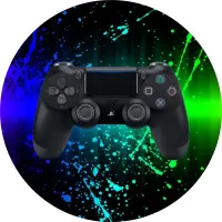Gamer – Playstation Ovladač – jedlý obrázek na dort