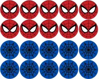 Spiderman symboly – jedlý papír na hranatý dort