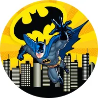 Batman – znak a město – jedlý obrázek na dort