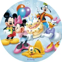 Mickey Mouse – Narozeniny – jedlý obrázek na dort