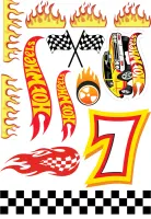 S číslem 0-9, Hot Wheels – jedlý papír k výřezu