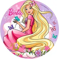 Barbie 4 – jedlý obrázek na dort