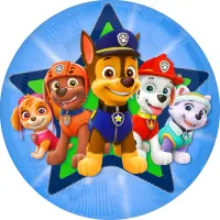 Paw Patrol – Hvězda – jedlý obrázek na dort