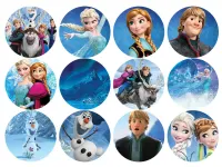 Frozen – jedlý papír na cupcakes