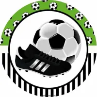 Fotbal – kopačka a míč – jedlý obrázek na dort
