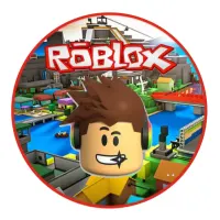 Roblox – usměvavý hrdina – jedlý obrázek na dort